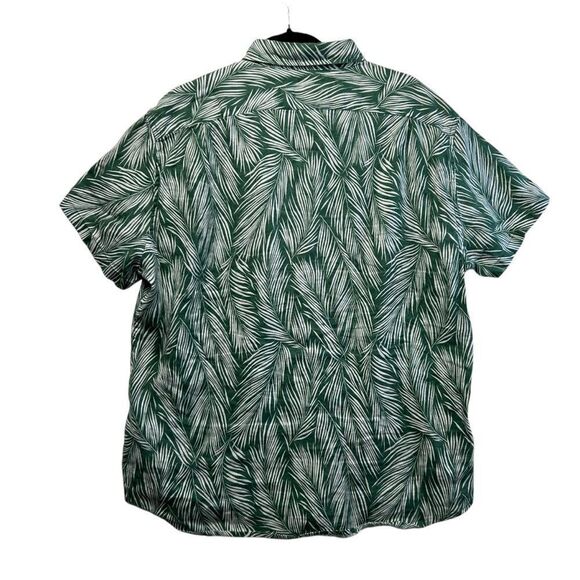 J.Crew linen cotton xl Tropical Hawaiian Down Shirt - Cotton, Short Sleeves - Picture 12 of 14